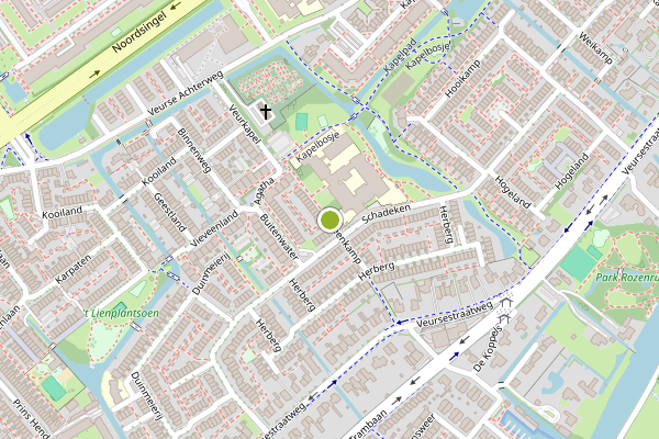 Ambulance-melding op Leenkamp, Leidschendam op 20 juli, kaart-overzicht