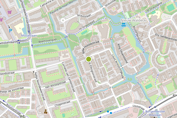 Ambulance-melding op Duke Ellingtonstraat, Den Haag op 11 mei, kaart-overzicht