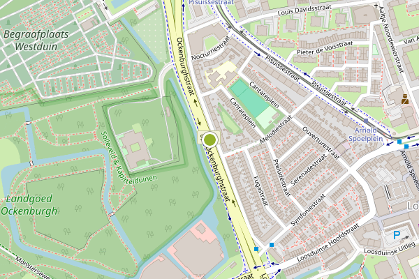Ambulance-melding op Ockenburghstraat, Den Haag op 11 mei, kaart-overzicht