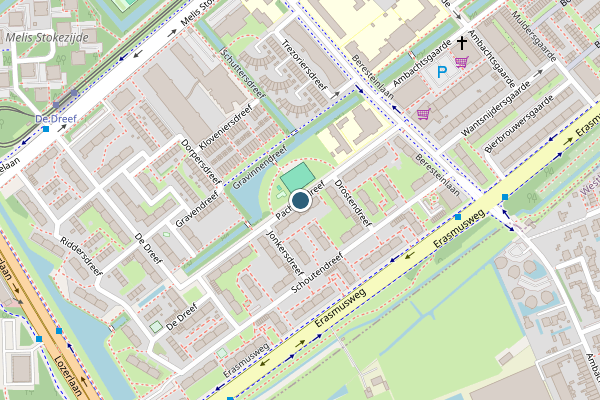 Politie-melding op Pachtersdreef, Den Haag op 11 mei, kaart-overzicht
