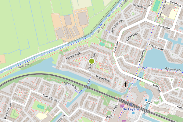 Ambulance-melding op Hoogaarskade, Zoetermeer op 20 juli, kaart-overzicht
