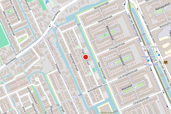 Brandweer-melding op Vigelandstraat, Den Haag op 11 mei, kaart-overzicht
