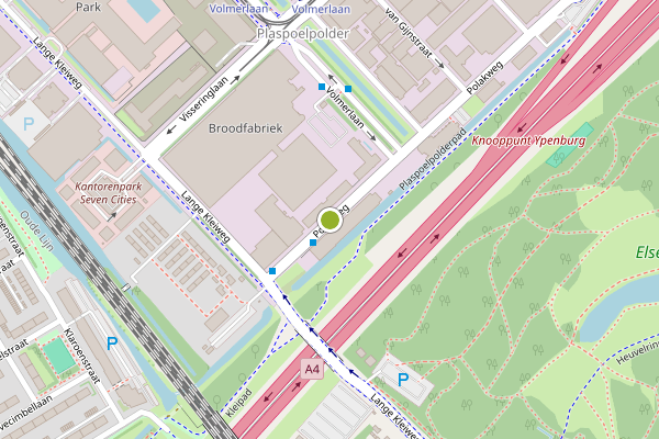 Ambulance-melding op Polakweg, Rijswijk op 11 mei, kaart-overzicht
