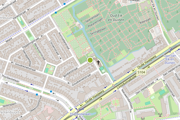 Ambulance-melding op Bosbesstraat, Den Haag op 20 juli, kaart-overzicht