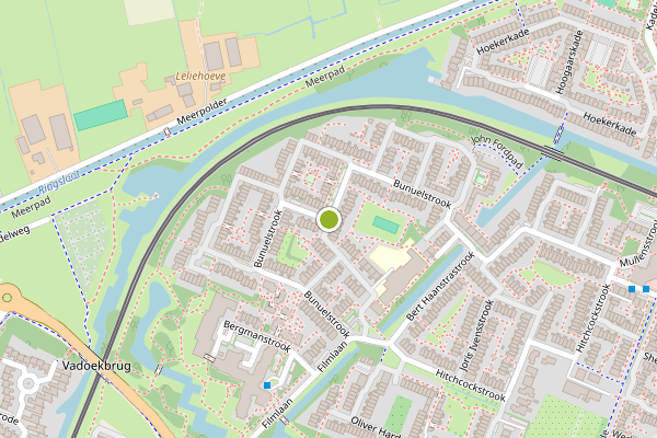 Ambulance-melding op Bunuelstrook, Zoetermeer op 20 juli, kaart-overzicht