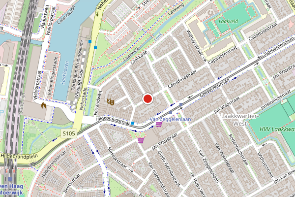 Brandweer-melding op Capadosestraat, Den Haag op 20 juli, kaart-overzicht