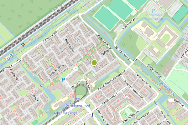 Ambulance-melding op Teylingen, Leidschendam op 20 juli, kaart-overzicht