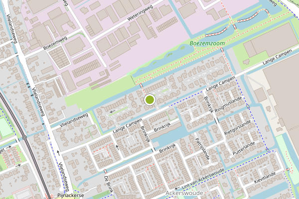 Ambulance-melding op Velduillande, Pijnacker op 11 mei, kaart-overzicht