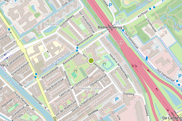 Ambulance-melding op Van Lodensteynstraat, Delft op 20 juli, kaart-overzicht