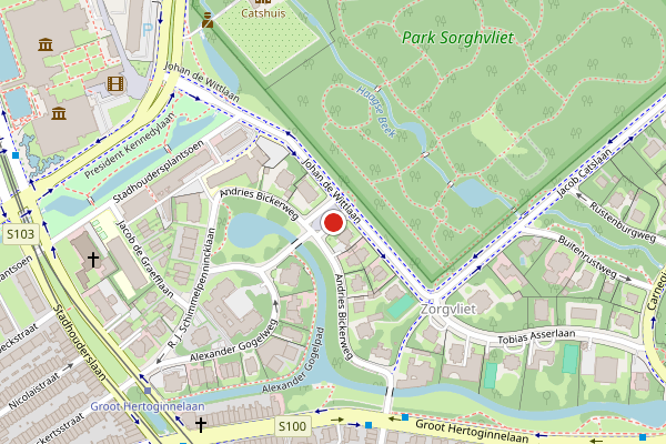 Brandweer-melding op Alexander Gogelweg, Den Haag op 20 juli, kaart-overzicht
