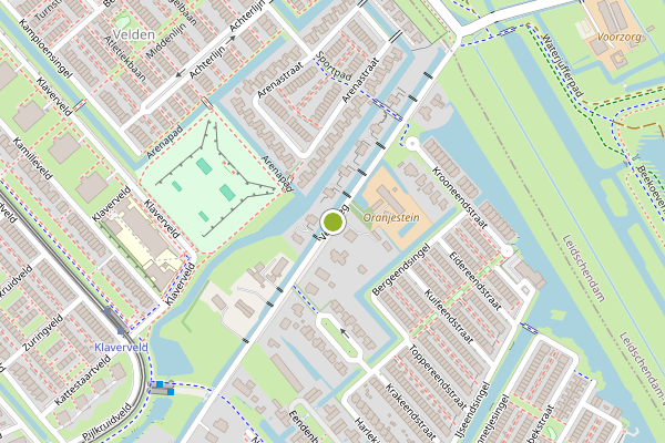 Ambulance-melding op Veenweg, Den Haag op 20 juli, kaart-overzicht