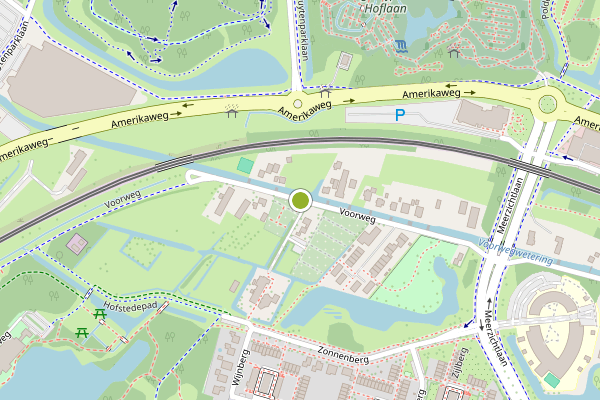 Ambulance-melding op Voorweg, Zoetermeer op 20 juli, kaart-overzicht