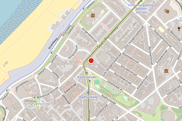 Brandweer-melding op Gevers Deynootweg, Den Haag op 20 juli, kaart-overzicht