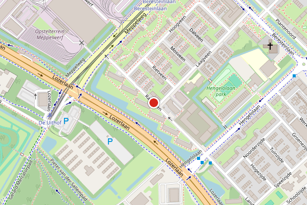 Brandweer-melding op Randveen, Den Haag op 21 juli, kaart-overzicht