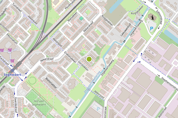 Ambulance-melding op Karwijakker, Zoetermeer op 21 juli, kaart-overzicht