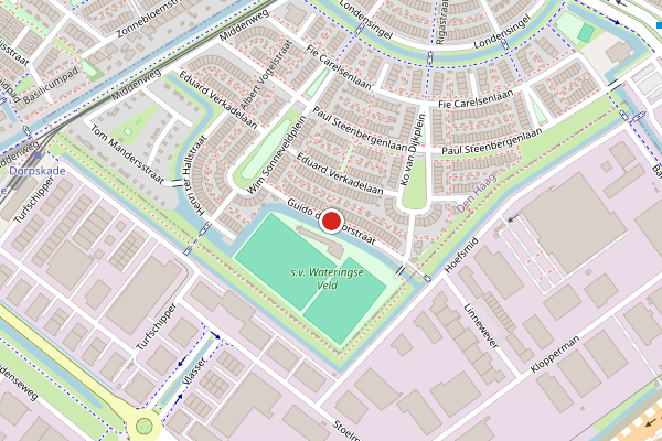 Brandweer-melding op Guido de Moorstraat, Den Haag op 21 juli, kaart-overzicht