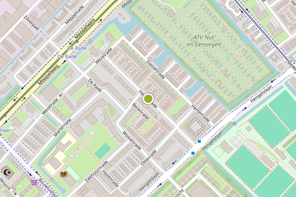 Ambulance-melding op Hertenrade, Den Haag op 21 juli, kaart-overzicht