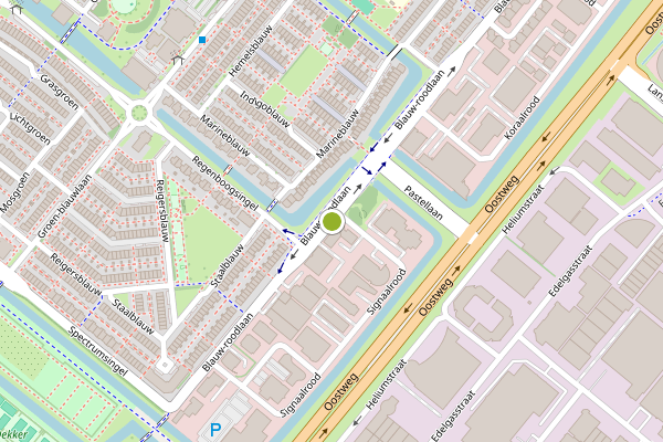 Ambulance-melding op Blauw-roodlaan, Zoetermeer op 11 mei, kaart-overzicht
