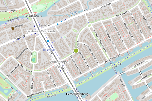 Ambulance-melding op Treslonglaan, Den Haag op 21 juli, kaart-overzicht