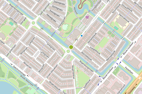 Ambulance-melding op Groen-blauwlaan, Zoetermeer op 11 mei, kaart-overzicht