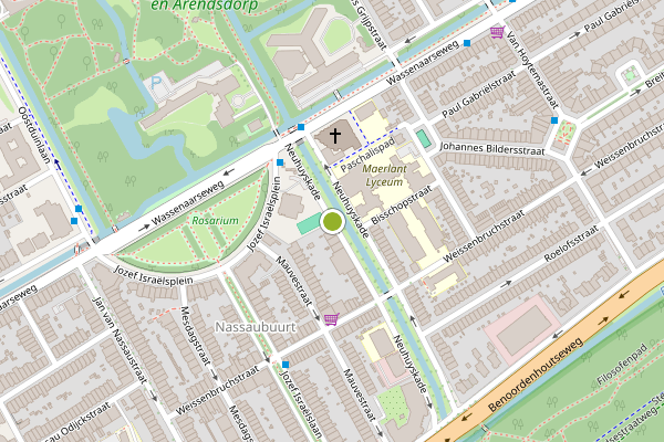 Ambulance-melding op Neuhuyskade, Den Haag op 21 juli, kaart-overzicht
