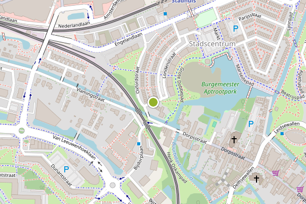 Ambulance-melding op Londenstraat, Zoetermeer op 11 mei, kaart-overzicht