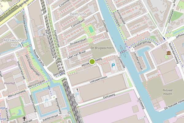 Ambulance-melding op Abtswoudseweg, Delft op 21 juli, kaart-overzicht