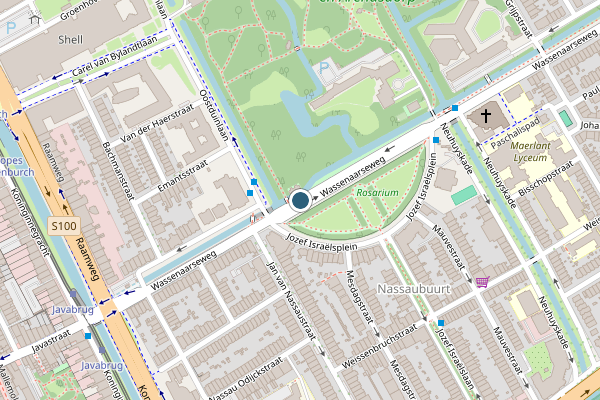 Politie-melding op Wassenaarseweg, Den Haag op 21 juli, kaart-overzicht