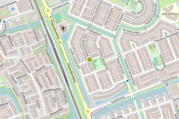 Ambulance-melding op Coba Ritsemastraat, Pijnacker op 21 juli, kaart-overzicht