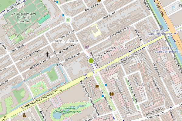 Ambulance-melding op Bankastraat, Den Haag op 21 juli, kaart-overzicht
