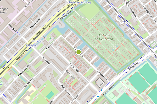 Ambulance-melding op Dassenrade, Den Haag op 21 juli, kaart-overzicht