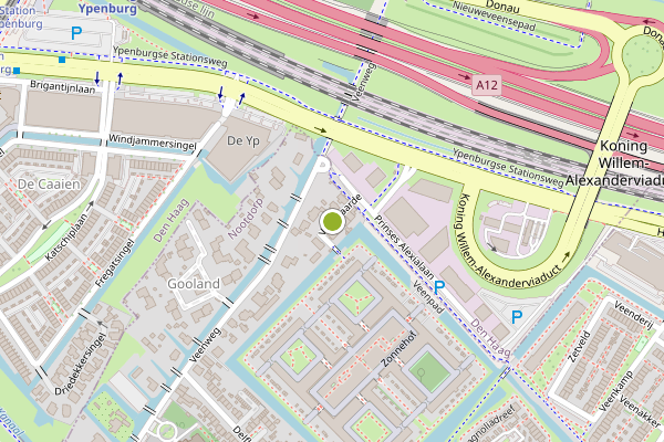 Ambulance-melding op Veengaarde, Den Haag op 21 juli, kaart-overzicht