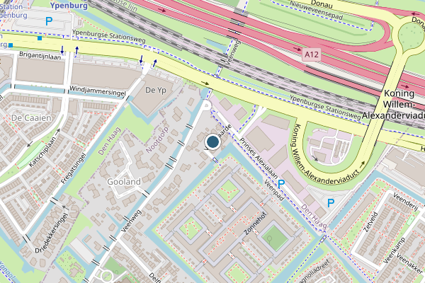 Politie-melding op Veengaarde, Den Haag op 21 juli, kaart-overzicht