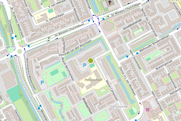 Ambulance-melding op Titus Brandsmastraat, Rijswijk op 21 juli, kaart-overzicht