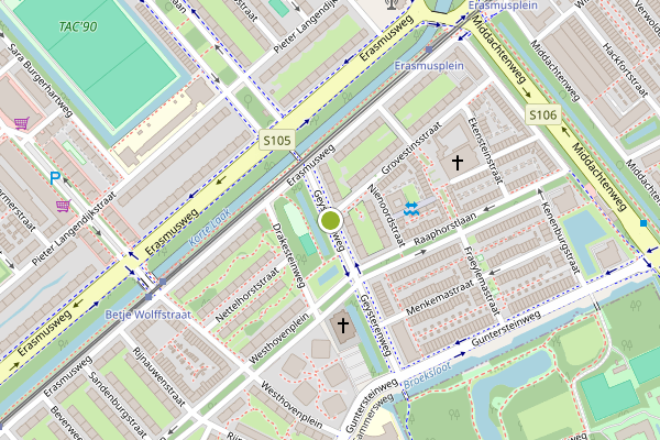 Ambulance-melding op Geysterenweg, Den Haag op 22 juli, kaart-overzicht