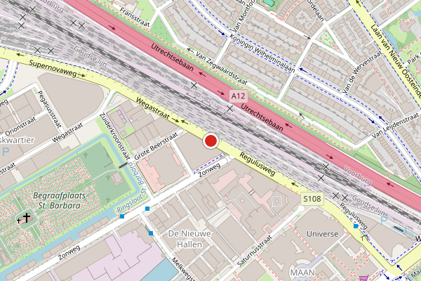 Brandweer-melding op Wegastraat, Den Haag op 22 juli, kaart-overzicht