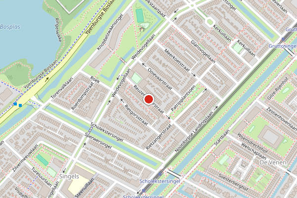 Brandweer-melding op Reuzenreigerstraat, Den Haag op 22 juli, kaart-overzicht