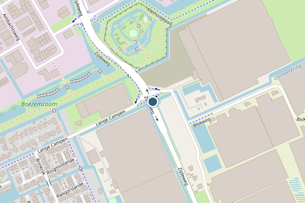 Politie-melding op Zijdeweg, Pijnacker op 13 mei, kaart-overzicht