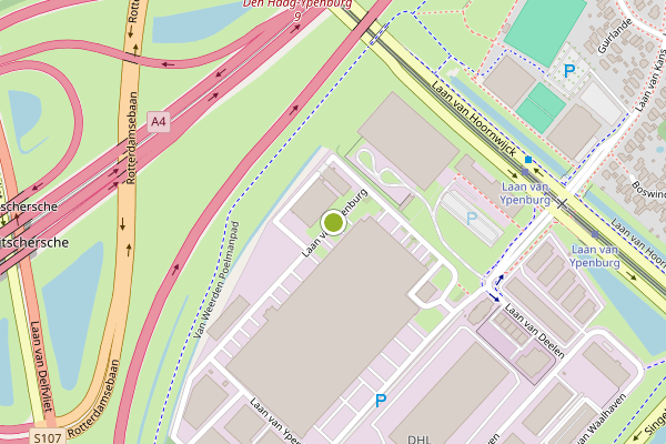 Ambulance-melding op Laan van Ypenburg, Den Haag op 22 juli, kaart-overzicht