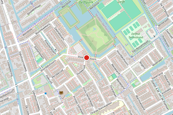 Brandweer-melding op Voordijkshoorn, Den Hoorn ZH op 22 juli, kaart-overzicht