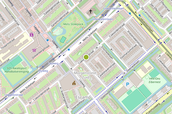Ambulance-melding op Coevordenstraat, Den Haag op 22 juli, kaart-overzicht