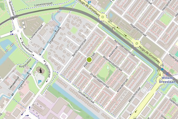 Ambulance-melding op Asperenstraat, Zoetermeer op 22 juli, kaart-overzicht