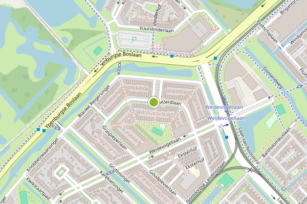 Ambulance-melding op Buizerdlaan, Den Haag op 22 juli, kaart-overzicht