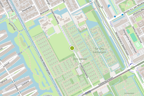 Ambulance-melding op Endehoekseweg, Rijswijk op 22 juli, kaart-overzicht