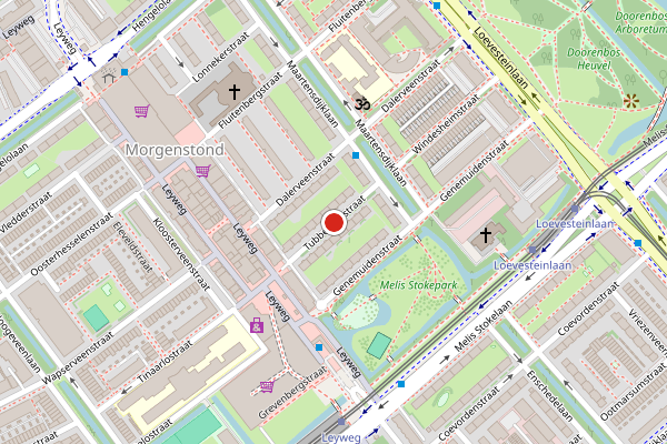Brandweer-melding op Tubbergenstraat, Den Haag op 22 juli, kaart-overzicht