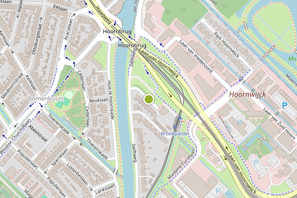Ambulance-melding op Rotterdamseweg, Rijswijk op 22 juli, kaart-overzicht