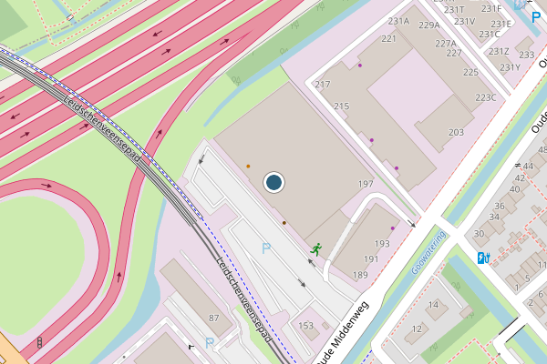 Politie-melding op Oude Middenweg, Den Haag op 23 juli, kaart-overzicht