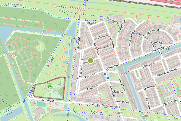 Ambulance-melding op Eikehout, Zoetermeer op 23 juli, kaart-overzicht