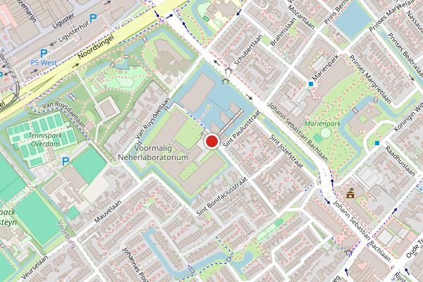 Brandweer-melding op Neherpark, Leidschendam op 13 mei, kaart-overzicht