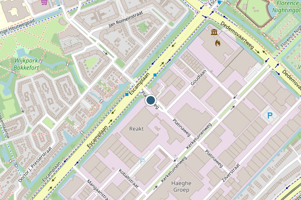 Politie-melding op Platinaweg, Den Haag op 23 juli, kaart-overzicht